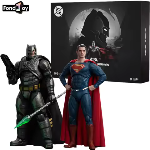 FondJoy Original Batman Superman Battle Damaged ARMORED DC Ben Henry BVS Justice League Wayne Action
