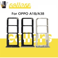 Sim Card Tray For OPPO A18/A38 Slot Holder Card Holder Reader SD Slot Adapter Replacement Parts