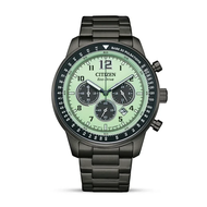 Citizen CA4507-84X Eco Drive Light Green Luminous Dial Mineral Crystal Glass
