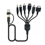 6 in 1 USB C Type C PD Charging Cord for NDS Lite / Wii U / New 3DS XL LL /2DS / GBA SP / PSP / PSV 