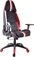 SMLZV Leather Gaming Chair,Ergonomic Racing Back Computer Chairs,Lumbar Support,High-strength All-steel Framework,Adjustable Height Tilt Office Desk Recliner (Color : Red)