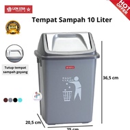 Lion Star C-4 Dustbin 10 Litres Shake Lid Trash Can Stock