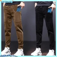 3-color M-5XL multi-pocket corduroy slim fit cargo pants for men seluar slack lelaki lelaki seluar slim fit corduroy pants