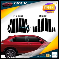 Honda HR-V HRV 2022-2024 Door Pillar Dark (PC) Door Trim Window Cover Protector HRV / VEZEL Vaccauto