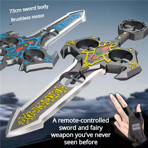 Cross Border Remote Control Flying Sword UAV Flying Lights Children's Four Axis UAV Foam Remote Cont