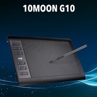  10moons G10 Graphic Tablet 10*6 Inch Drawing Tablet 8192 Levels Digital Tablet