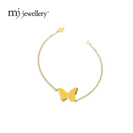 MJ Jewellery 916/22K Gold Butterfly Bracelet T174A