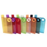 MEGA PORTABLE NOTEBOOK WATER BOTTLE A5 MEMO TRANSPARENT .