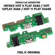 Infinix hot 9play charging board 10play/ 11play X680 X688 X688B/ full ic pcb connectorOriginal charg