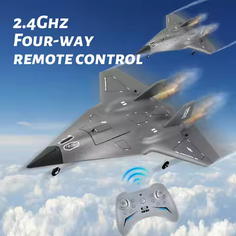 SR72 RC Plane Concealed Culvert Airplane 2.4G 4CH FX9672 Future Fighter Dual Powerful Motors RTF Air