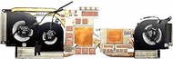 CPU+GPU Cooling Fan with Heatsink Fit for MSI GS66 Stealth 11UH 11UE 11UG, for Creator 15 A11UH A11U