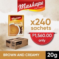 Maskape Brown And Creamy 3 In 1 Coffee 20g (240 pcs)