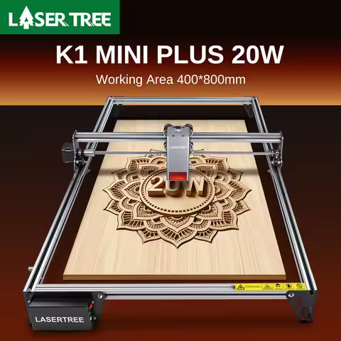 LASER TREE K1 MINI PLUS Laser Engraver with 20W Laser Module Woodworking Laser Engraving Cutting Mac