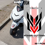 Cyberpunk Tribal Cutting Stickers, Cool Motorcycle Accessories, Light Up Stickers