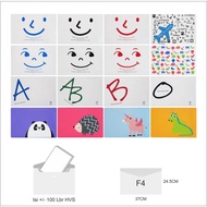 TOMEX Folio Size Button Plastic Folder (F4)