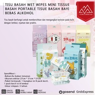 8 Pcs Wet Wipes Wet Wipes Mini Portable Wet Wipes Baby Wet Wipes