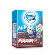 susu frisian flag milky UHT 115ml coklat strawbery