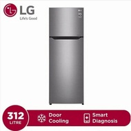 KULKAS LG GNN-C372SLCN INVERTER DOOR COOLING 2 PINTU [ 333 LITER ]