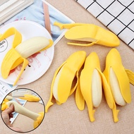 Cute Spoof Peeling Banana Squishy Fidget Toys Anti Stress Stress Relief Decompress Squeeze Prank Tricks Kids Toy for Gifts