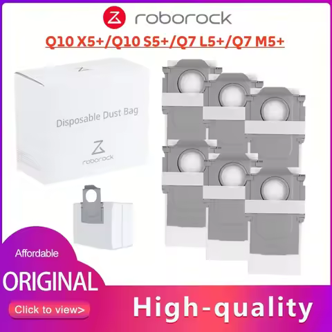 Original Roborock Q10 S5+ Dust Bag Accessories For Roborock Q10 X5+/Q7 L5+/Q7 M5+ Robot Vacuum Clean