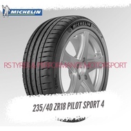 235/40/18 | Michelin Pilot Sport 4 | Year 2021 | New Tyre | Minimum buy 2 or 4pcs