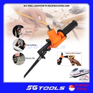 W.C. DRILL ADAPTOR TO RECIPROCATING SAW / MULTIFUNCTION SAW CONVERTER CHANGE DRILL TO RECIPRO SAW JIG METAL FILE CUTTING