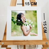 15 x 15 SQUARE FRAME 15x15 MINIMALIST WHITE FRAME/ WHITE MINIMALIST FRAME/ SIZE 15CM X 15CM