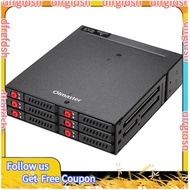 【D&F】OImaster 6-Bay 2.5Inch SATA SSD HDD Enclosure Mobile Rack/Enclosure Hard Disk Enclosure Rack Da