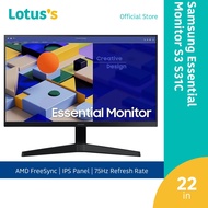 Samsung 22" / 24" / 27" Essential Monitor S3 S31C 75Hz Ips Freesync (Ls22C310Eaexxs / LS24D310EAEXXS