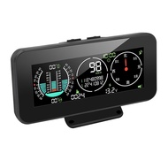 For All Cars M60 Car GPS HUD Speedometer Intelligent Inclinometer Off-Road Speed Display Tilt Pitch