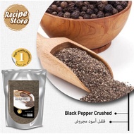 100% Pure Black Pepper Coarse / Kasar Lada Hitam Hancur High Quality SPICES REMPAH ORGANIC DITUMBUK