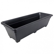 HITAM Black S Rectangle pot 50cm 60cm/long pot/Flower pot