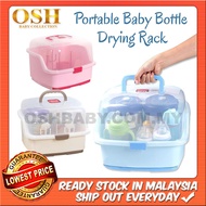 Bekas Letak Susu Bayi, PORTABLE BABY BOTTLE DRYING RACK (L Size), milk bottle box