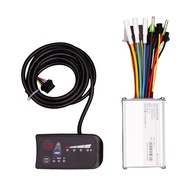 24/36/48V 350W E-bike Controller with LED Display Adjustable Waterproof Electric Scooter Bicycle Bru