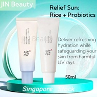 [BOJ] Relief Sun: Rice + Probiotics |  Aqua-Fresh : Rice + B5 (50ml) SPF50+ PA++++ • Sunscreen