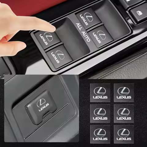 1/2/5/10Pcs Car Rearview Mirror Door Handle Decoration Sticker For Lexus IS250 IS200 CT200h GS300 LS