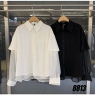 NEW AVA01 8813 Women's Long Sleeves Polo Shirt - P60xL57cm