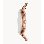 Authentic Fossil Women's jacqueline Floral Rose Gold Tone Watch ES4534