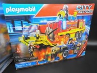 Playmobil 2020年 70557 摩比 城市 機場 消防車 與 吉普車 A116