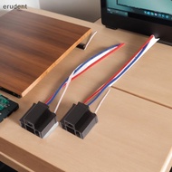 erudent 5PCS H4 Bulb Soet Auto Accessories H4 3 Pin Car Headlight Replacement Repair Bulb Holder Con