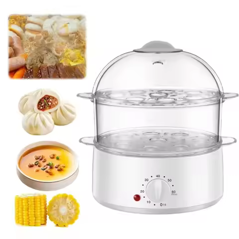 New With Auto Shut Off Electric Egg Cooker 220V Multifunctional Egg Steamer Cooking Breakfast Machin
