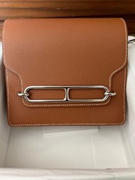 全新Hermès 愛馬仕金色銀扣  Mini Roulis (‼️現貨只限一個‼️)