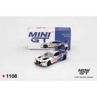 MINI GT bmw M4 GT3 91 2025 CHINA GT FIST TEAM AAI BOX (1108) WHITE BLUE