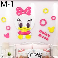 Deisy Duck 3d Wall Sticker; Donald Duck | Sticker dinding 3D deisy duck &  donal duck