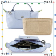 YOHII Insert Bag, Multi-Pocket Felt Linner Bag,  Portable Storage Bags Travel Bag Organizer Longchamp Mini Bag