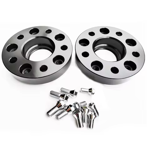 Car Modification Parts 30MM 1.18inches 5X120 65.1mm Hub Centric Wheel Spacer with cone bolt 14X1.5 f