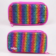 ⭐⭐Ready Stock Australia smiggle Stationery Double Zipper Portable Pencil Case Large Capacity Pencil Case