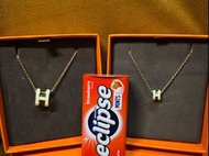 Hermes愛馬仕H項鍊 頸鏈