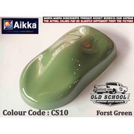 ( CS10 Forst Green ) Aikka Old School Series Colour Kereta Paint Car Body Paint Motorcycles Aerosol