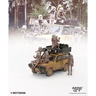 Range Rover 1982 Camel Trophy Papua New Guinea Set 510 AC23 Scale 1:64 Brand Minigt